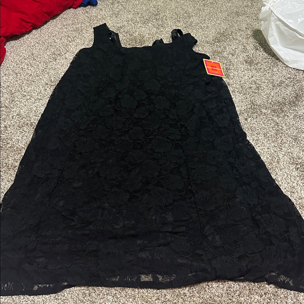 Isaac Mizrahi Black Lace Dress
